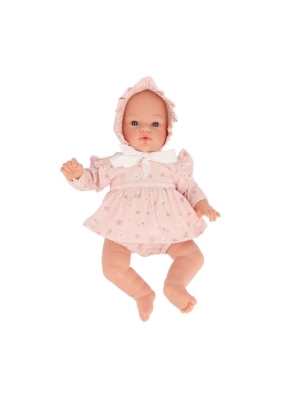 Muñeca Helena con vestido y gorro de Monnëka Flowers Rosa