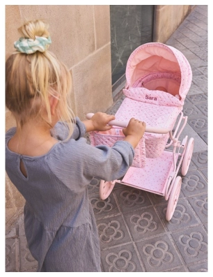 Carrito juguete para muñecas Flowers de Monnëka
