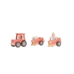 Tractor Granja de madera de Monnëka