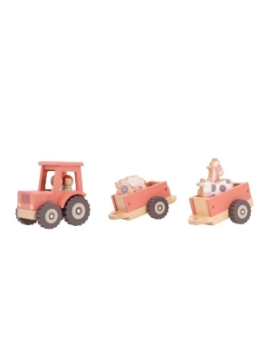 Tractor Granja de madera de Monnëka