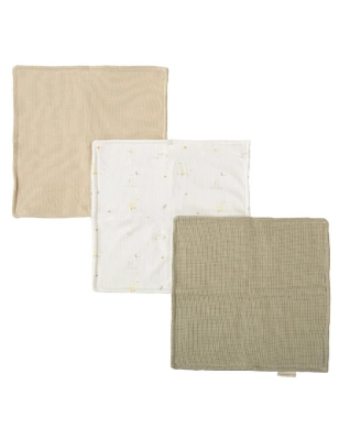 Pack 3 Toallitas bebé Happy Forest de Bimbidreams