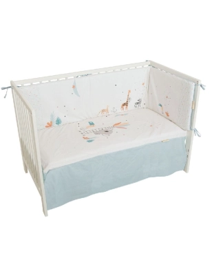 Edredón con protector cuna Tucán de Bimbidreams
