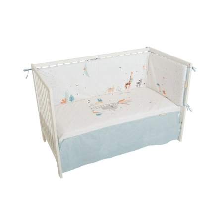 Edredón con protector cuna Tucán de Bimbidreams
