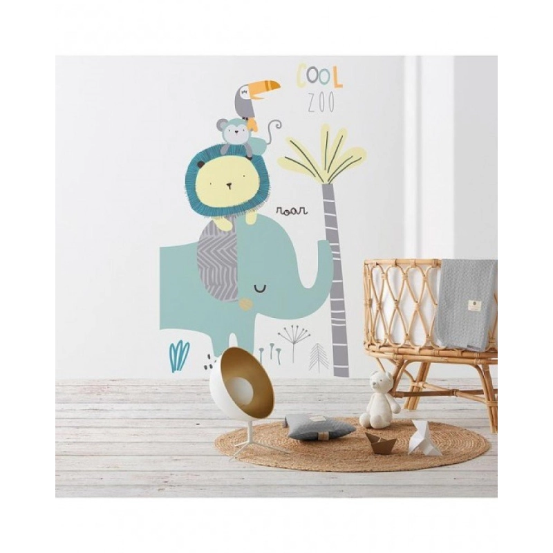 Mural Microfibra Cool Zoo de Bimbidreams