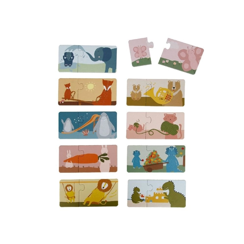 Pack 10 Puzzles animales de Trixie