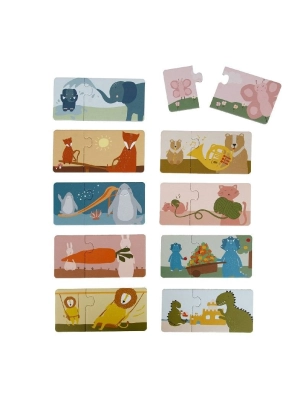 Pack 10 Puzzles animales de Trixie