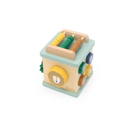 Cubo actividades madera pequeño de Trixie