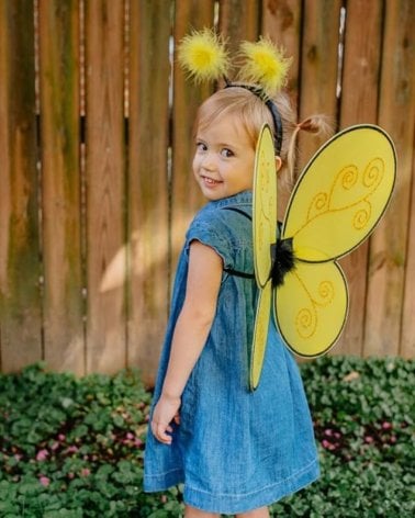 Disfraz Alitas y diadema de abeja Great Pretenders