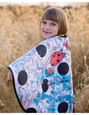 Capa Reversible para pintar Mariquita de Great Pretenders