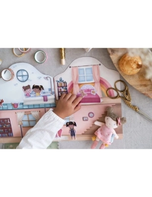 Libro Pegatinas Crea tu historia House de Little Dutch