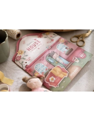 Libro Pegatinas Crea tu historia House de Little Dutch
