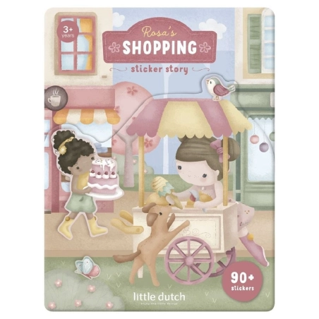 Libro pegatinas Compras de Little Dutch
