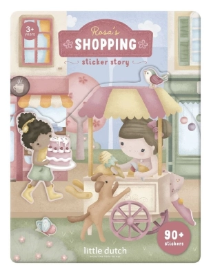Libro pegatinas Compras de Little Dutch