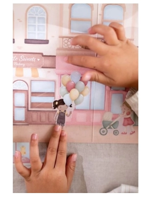 Libro pegatinas Compras de Little Dutch