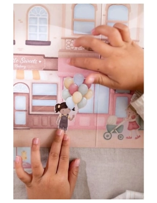 Libro pegatinas Compras de Little Dutch