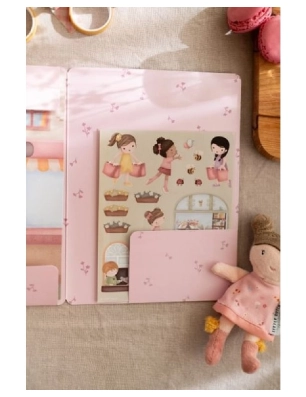Libro pegatinas Compras de Little Dutch