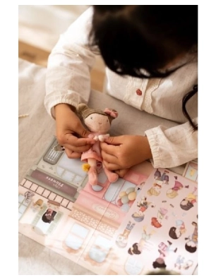 Libro pegatinas Compras de Little Dutch
