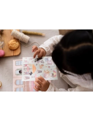 Libro pegatinas Compras de Little Dutch