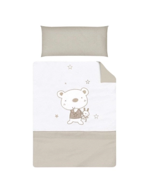 Nórdico cuna con Protector Osito Star de Pirulos