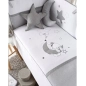 Nórdico cuna con protector Luna de Pirulos