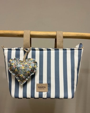 Bolso Minibag Two Giorgia de Giraffa Bianca e Blu