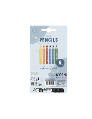 Lápices de colores gruesos de Little Dutch