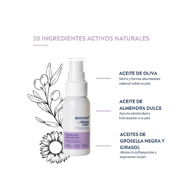 Aceite íntimo protector de Doomoo