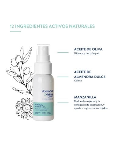 Aceite de masaje perineal de Doomoo