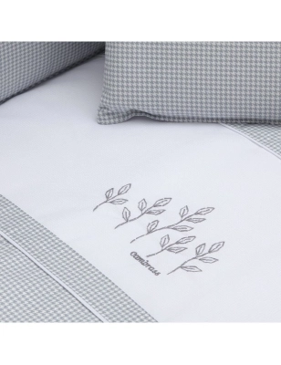 Colcha Cuna Mini Windsord de Cambrass Gris