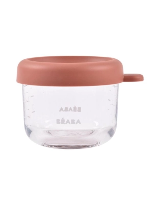 Tarro de conservación Cristal Baby Portion de 150ml de Béaba Terracota