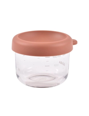 Tarro de conservación Cristal Baby Portion de 150ml de Béaba Terracota