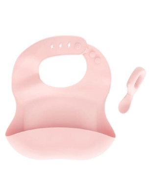 Babero silicona y cuchara Yum de Atmosphera