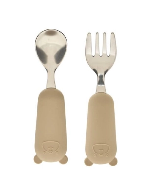 Pack Cuchara y tenedor de Atmosphera Beige
