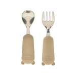 Pack Cuchara y tenedor de Atmosphera Beige