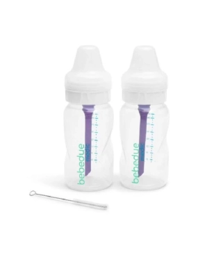 Pack 2 biberones de Bebe Due 260ml
