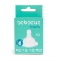Pack 2 tetinas silicona de Bebe Due