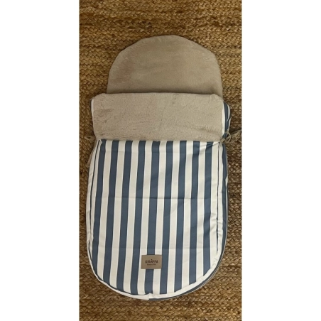 Saco Cuco Giorgia interior pelo de Giraffa Bianca e Blu