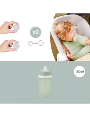 Botella de silicona de Babymoov