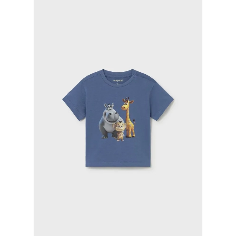 Camiseta Manga Corta Animal De Mayoral