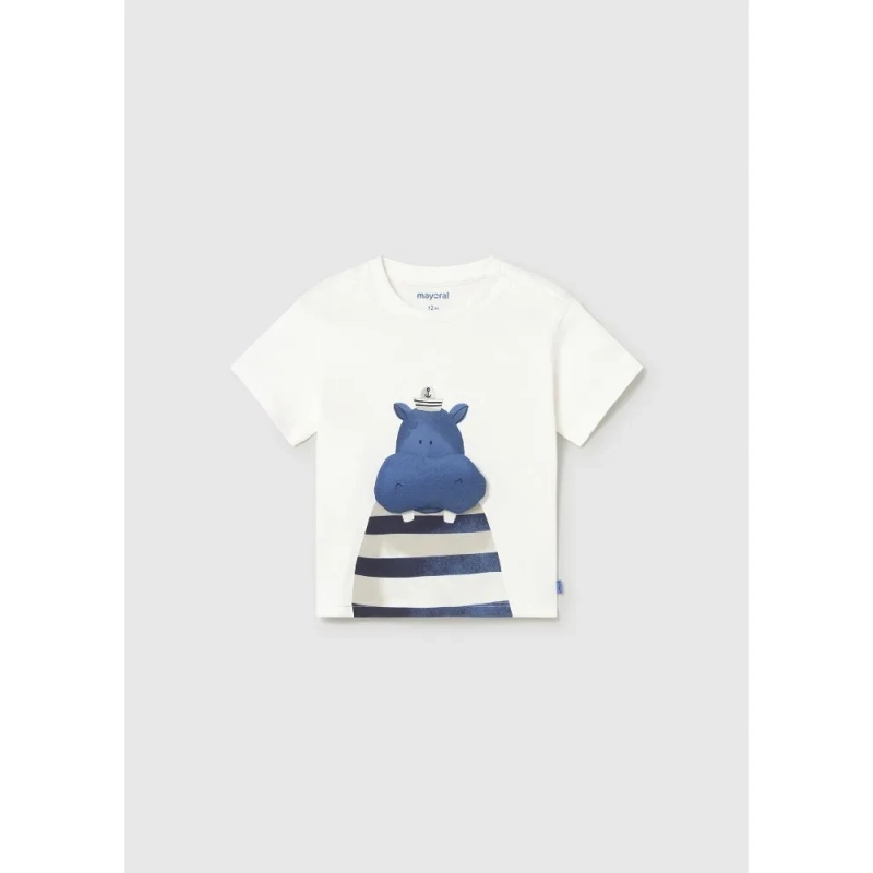 Camiseta Manga Corta Aplique De Mayoral