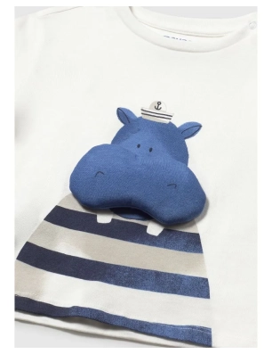 Camiseta Manga Corta Aplique De Mayoral
