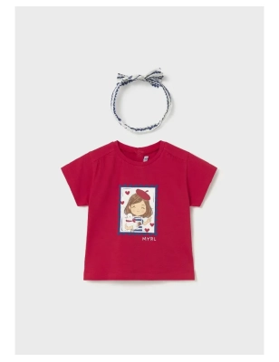 Camiseta Manga Corta Con Diadema De Mayoral