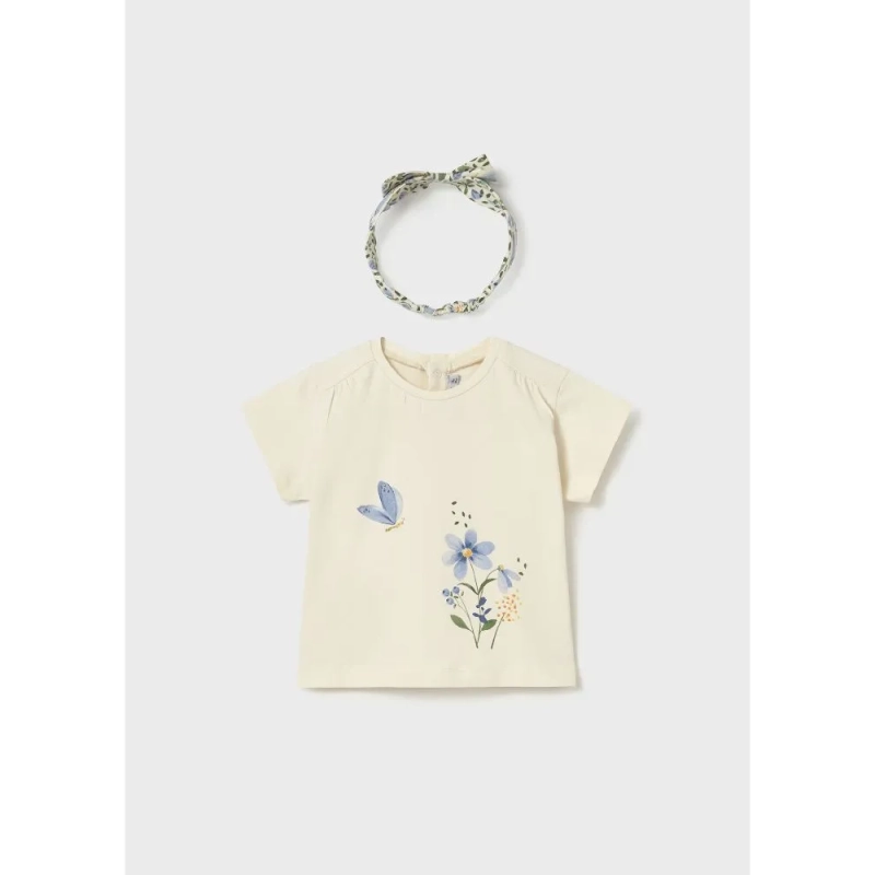 Camiseta Manga Corta Con Diadema De Mayoral