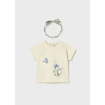 Camiseta Manga Corta Con Diadema De Mayoral