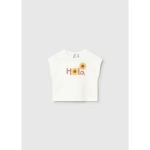 Camiseta Manga Corta Apliques Crochet De Mayoral