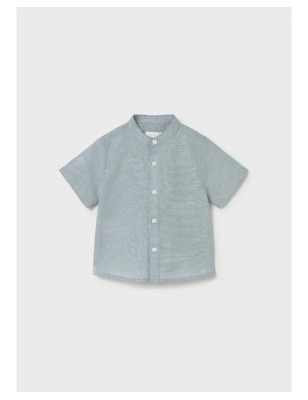 Camisa Manga Corta Lino Cuello Mao De Mayoral