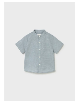 Camisa Manga Corta Lino Cuello Mao De Mayoral