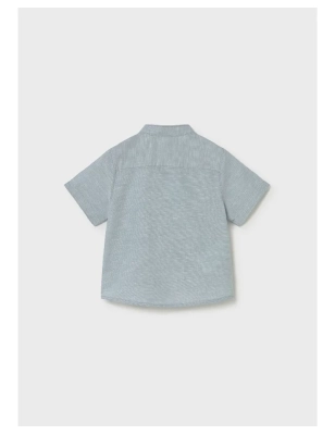 Camisa Manga Corta Lino Cuello Mao De Mayoral