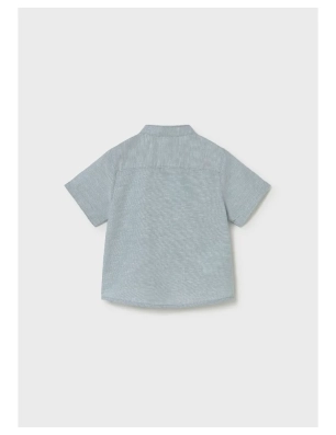 Camisa Manga Corta Lino Cuello Mao De Mayoral