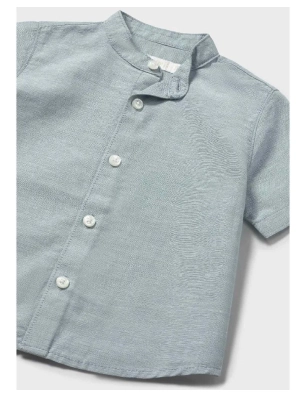 Camisa Manga Corta Lino Cuello Mao De Mayoral